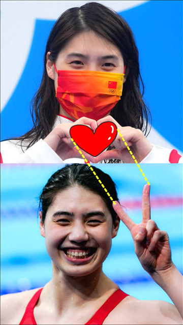 爱笑的女孩!张雨霏蝶泳夺2金1银,对镜头可爱比心