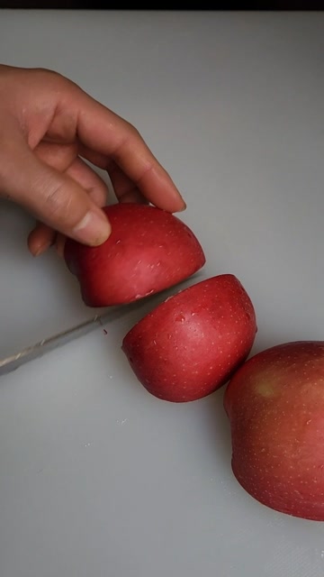 苹果兔儿造型切法,简单易学哦