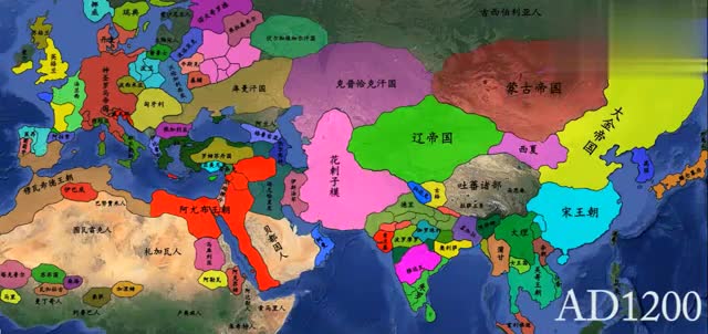 大陆版图变迁!蒙古帝国:还没统一亚洲,怎么就灭了?我不甘心!