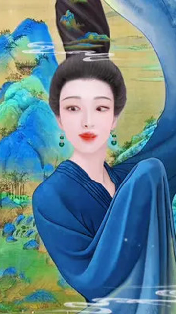 这个特效太美了#青绿美人#新特效#青绿写真#一起变好看