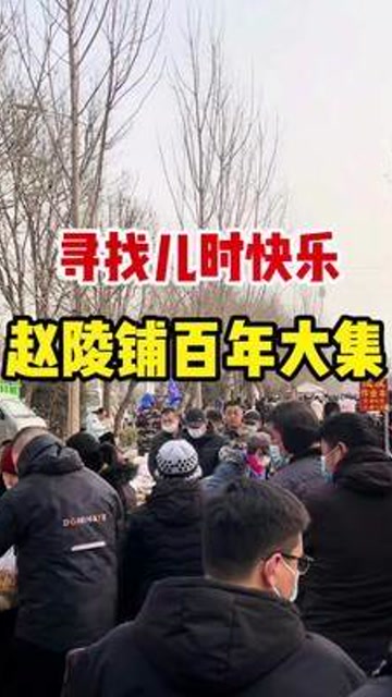 赵陵铺百年大集,感受童年的味道#石家庄周边游