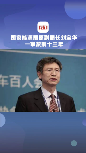 国家能源局原副局长刘宝华一审获刑十三年