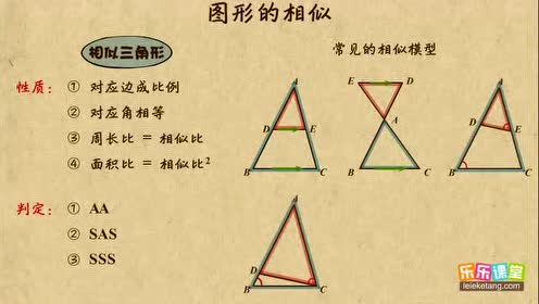 湘教版九年級數(shù)學(xué)上冊第3章 圖形的相似