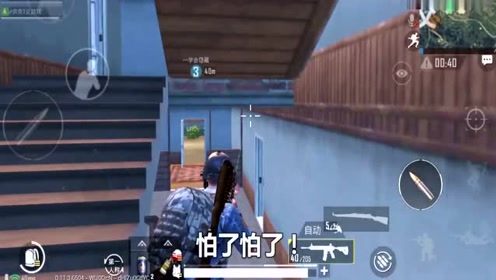 刺激战场奔奔被蓝一追杀,愣是逃到学校寻求小梦保护,好气额
