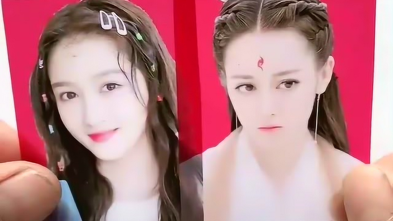 迪丽热巴关晓彤的照片合起来不愧是俩女神也太惊艳了吧