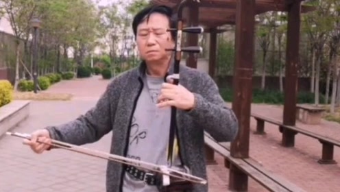 大叔深情二胡独奏《渴望》,曲一响回忆杀!