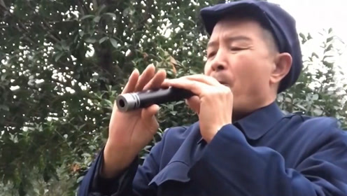 农村老汉用催泪管演奏《葬花吟,旋律催人泪下