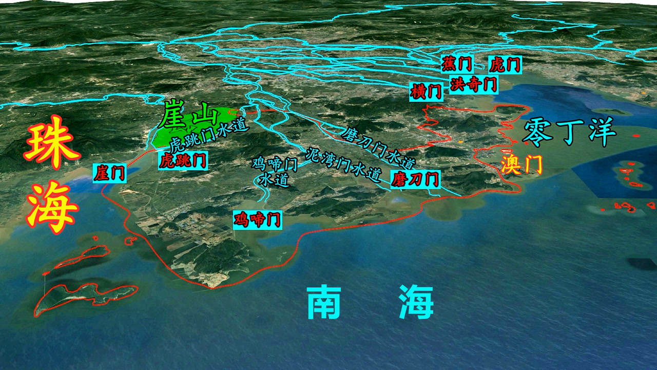 同为最早的经济特区,珠海为什么远不如深圳?三维地图看广东珠海