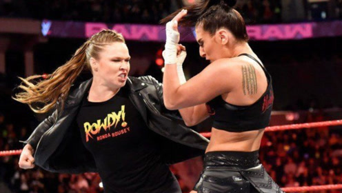 wwe:隆达罗西太惊艳,实力暴打史黛芙妮!