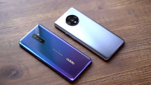 90hz硬碰硬!一加7t对比oppo reno ace