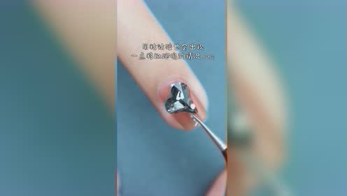 美甲贴钻教学视频 腾讯视频