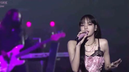 blackpink线上演唱会,百变lisa唱rap惊艳全场