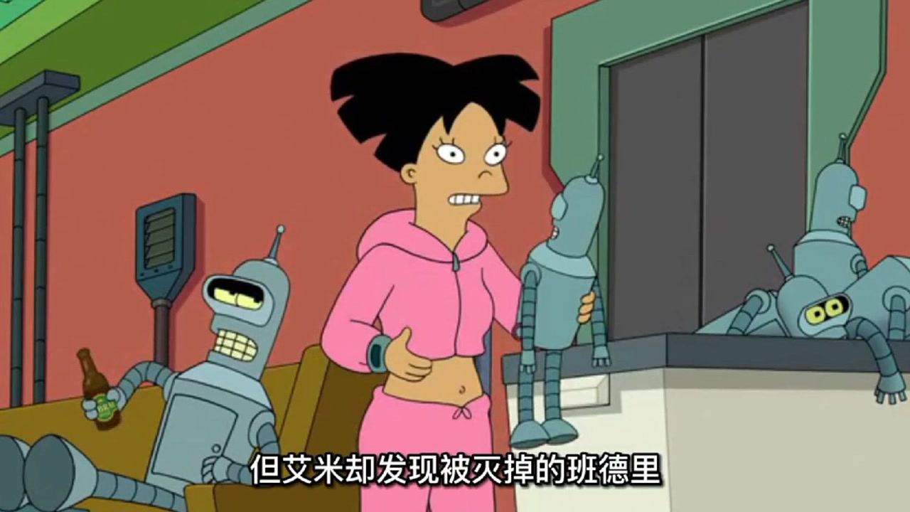 飞出个未来:复制品的灾难,班德挤爆地球
