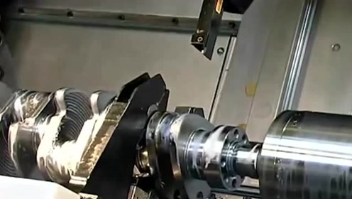 数控机械加工曲轴的过程!精品就是这样制造出来的