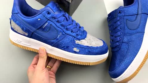 air force 1 low " clot /prm 蓝丝绸