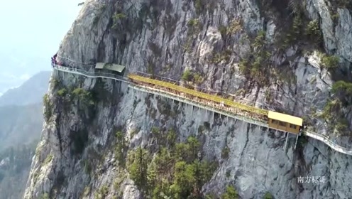 华东大峡谷,岳西明堂山天峡,绝壁玻璃栈道挑战你的小心脏