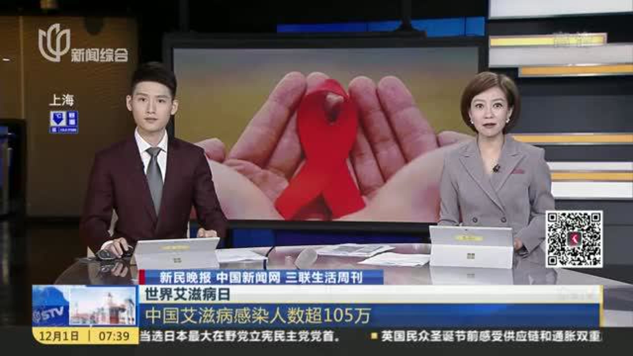 世界艾滋病日:中国艾滋病感染人数超105万