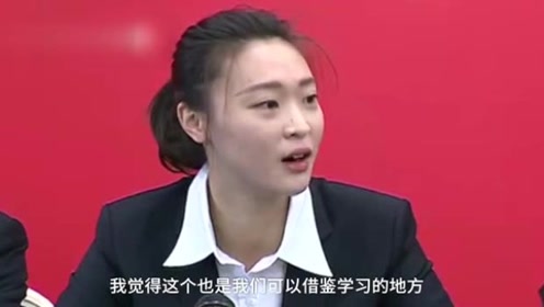 惠若琪参加党代会 不太适应穿着正装