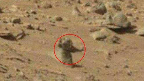 火星上疑似发现远古外星人坠毁的ufo