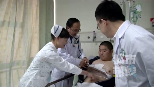 25岁男性胸部患肿瘤大如篮球 医生6小时手术助其重获新生