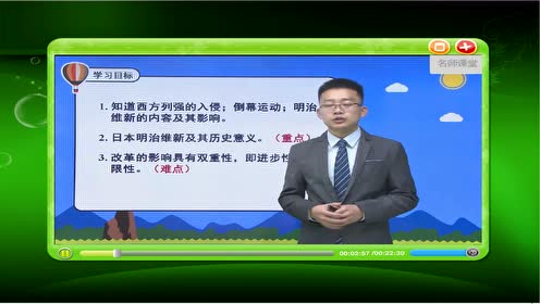 高中歷史選修1第八單元 日本明治維新