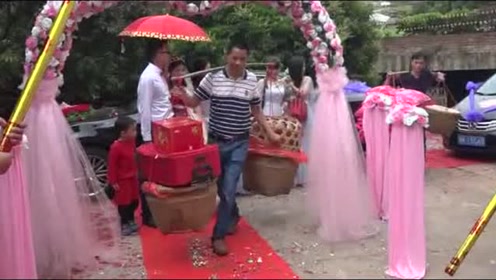 实拍广东茂名电白农村结婚习俗录像,真人真事!新娘真美!