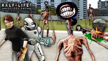 警笛头实验室 一群警笛头穷追猛打，屌德斯掏出灭霸手套!小熙解说