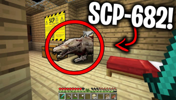 今天介绍9种SCP生物，其中SCP682最出众，我的世界里谁能打得过它