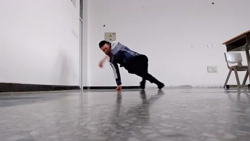 【街舞社区】街舞bboy泓金toprock六步三步cc接地板舞霹雳舞!