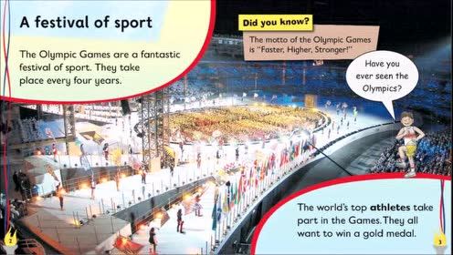 閩教版六年級英語上冊Unit 1 The Olympic Games