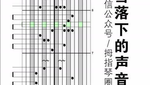 雪落下的声音曲谱卡林巴_雪落下的声音曲谱