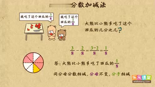 五年级数学下册五 分数的加法和减法