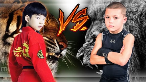 小泰森 vs 中国龙拳小子林秋楠,跆拳道与拳击谁更强 一看便知!