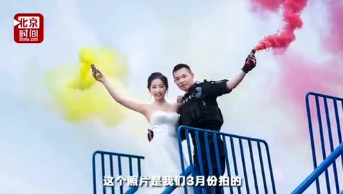 双警婚纱照_警嫂婚纱照