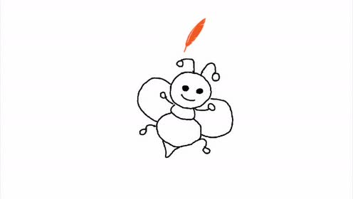 【动物简笔画教学】蜜蜂