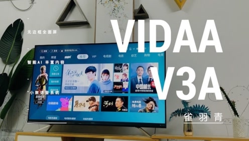 vidaa v3a"雀羽青"电视为何可以让人过目不忘?