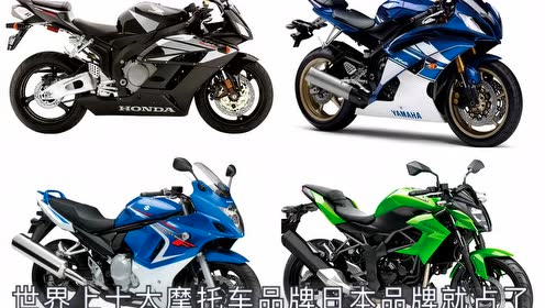 日本四大摩托车品牌日语读法介绍