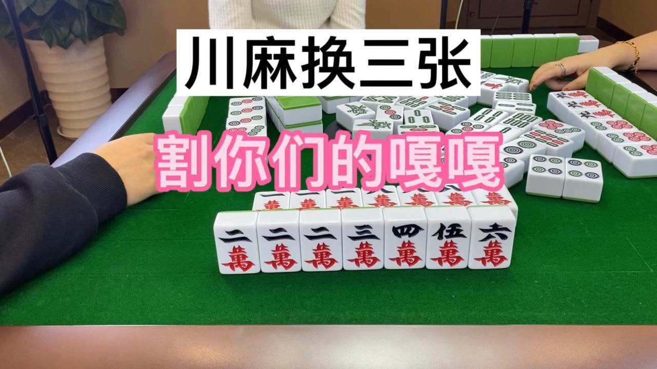 川麻换三张: 割你们的嘎嘎, 还喝酒 脑壳痛哦