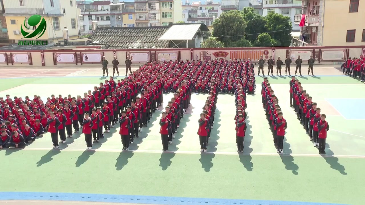 崇贤中学:寒假军训实践 助推"双减"落地