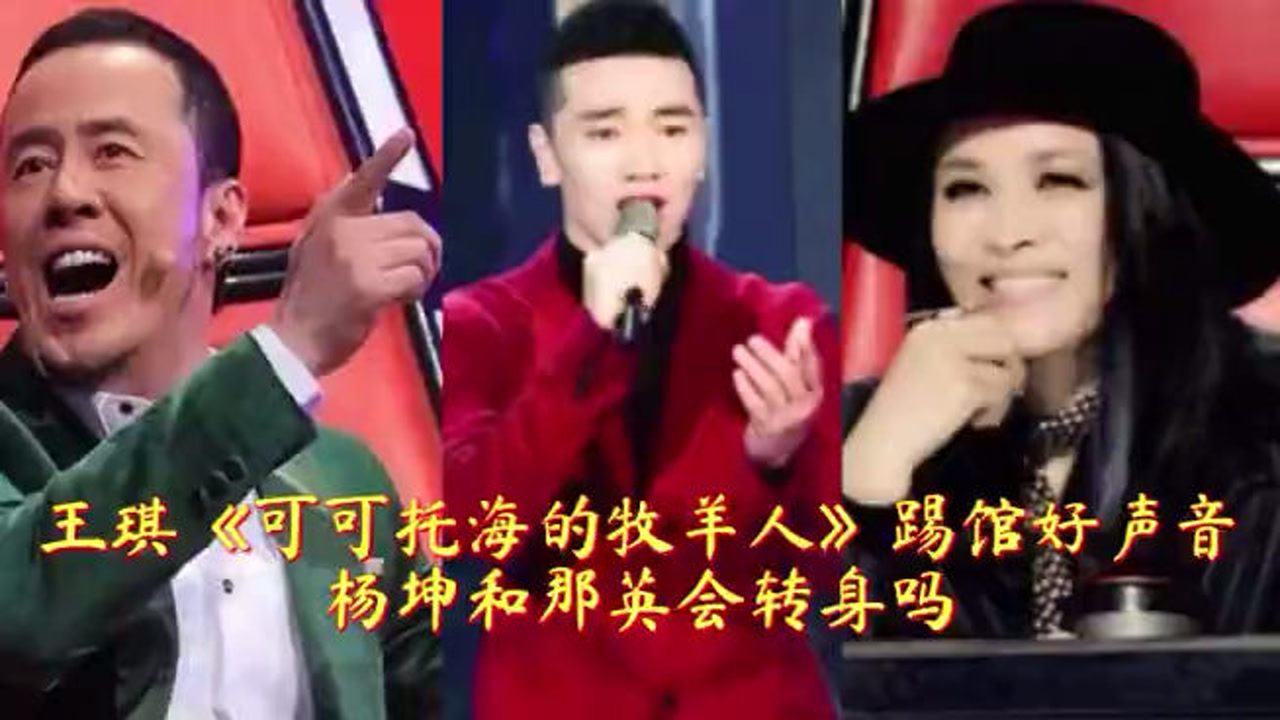 王琪踢馆中国好声音,凭借一首春晚爆火歌曲,四位导师