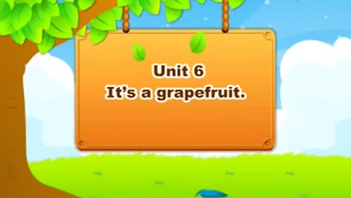 精通版五年级英语上册Unit 6 It＇s a gragefruit.
