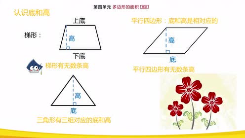 新北师大版五年级数学上册第4单元 多边形的面积