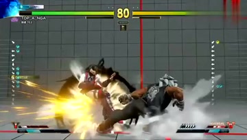 街霸5原创按键显示 世界最强豪鬼tokido Vs 世界最强伊吹 腾讯视频