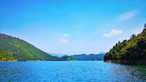 航拍茶陵东阳湖——洮水水库