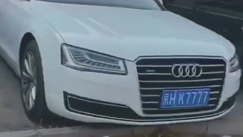 这是我见过最牛的车队,不仅仅是车的品牌厉害,车牌号也不是盖的!