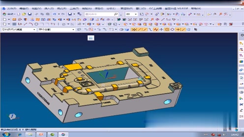 40.UGNX10.0加工模块-手机模后模拆电极讲解-6