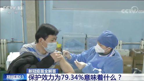 新冠疫苗保护效力79 34 意味着什么 腾讯视频