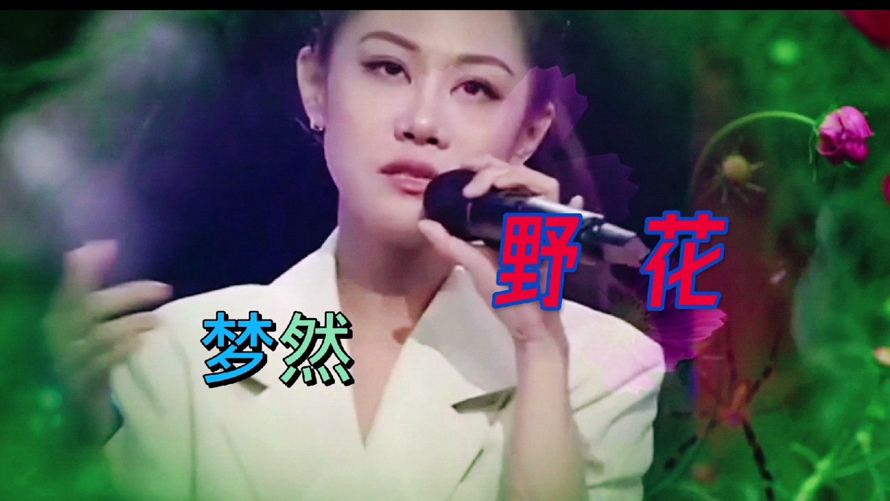 推荐一首非常好听的歌曲,梦然演唱的《野花,我是第一次听