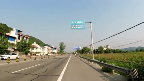 四川省射洪市到绵阳市三台县,著名的g247国道,广兴到金华段风光