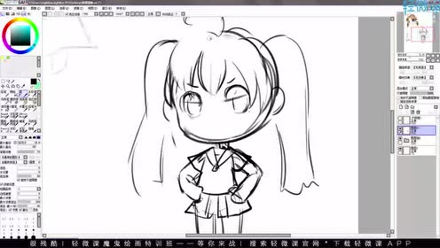 sai绘画教程 腾讯视频